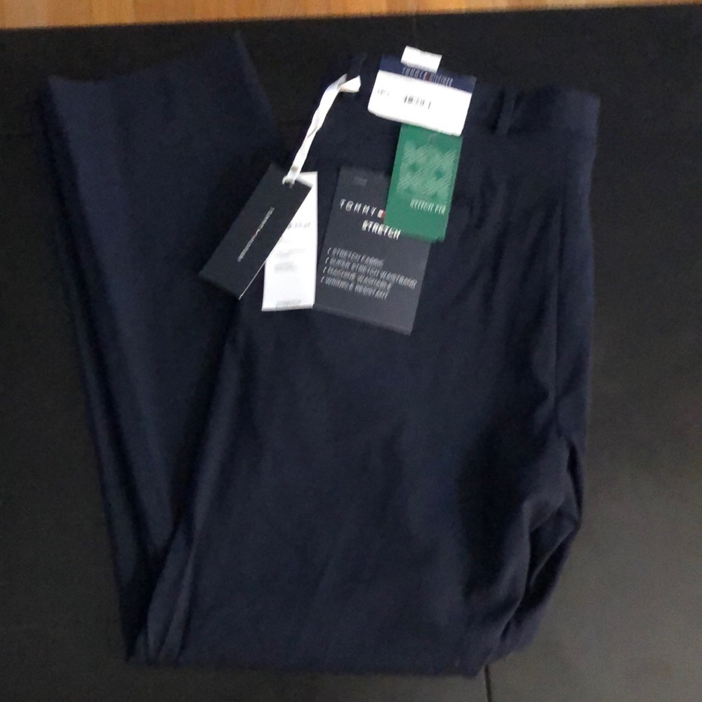 Tommy Hilfiger Navy Men’s Stretch Tate Dress Pants 34 X 30 NWT